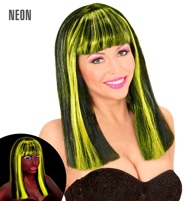Peruca Neon Galbena