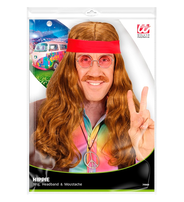 Peruca Hippie Barbati