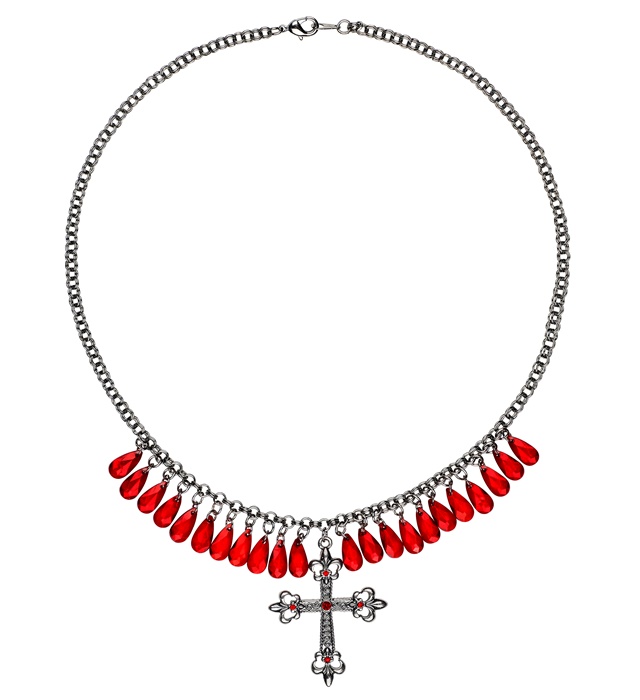 Colier Gothic Roșu