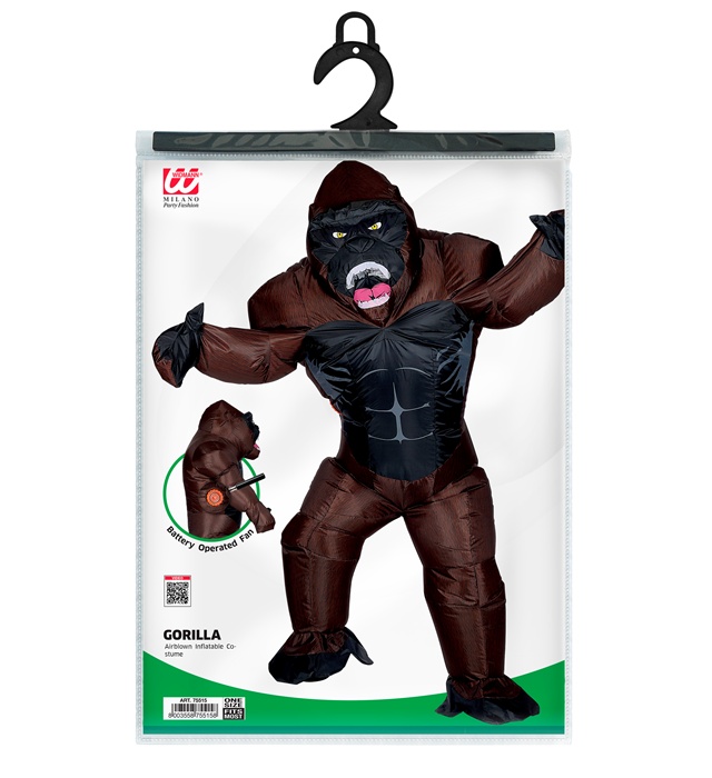 Costum Gorila King Kong Gonflabil