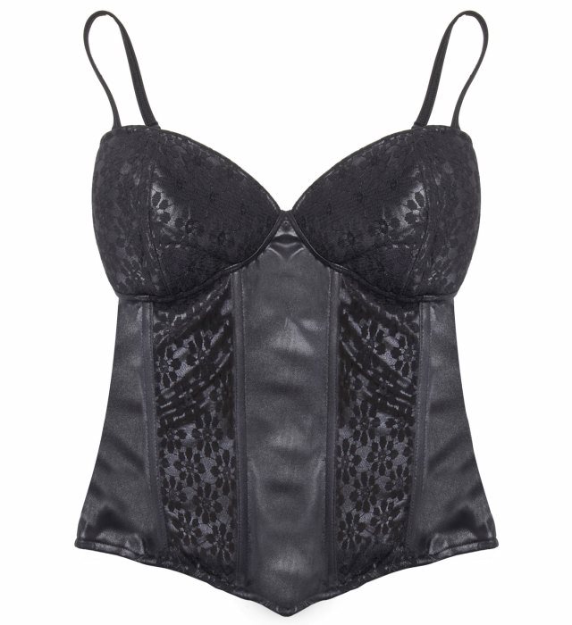 Corset Dantela Negru
