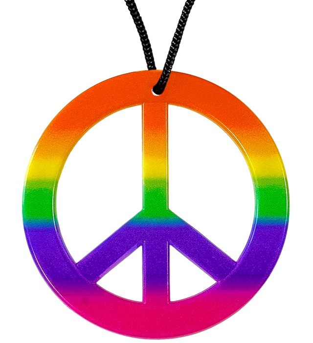 Colier Hippie Curcubeu