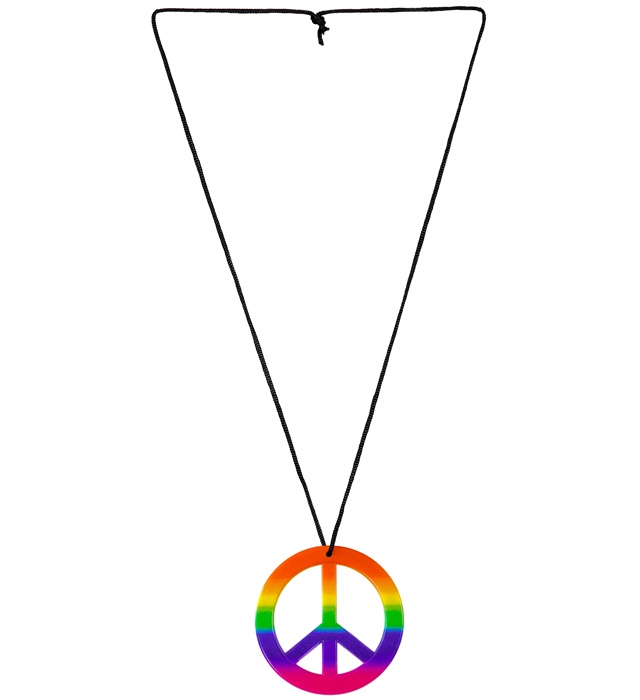 Colier Hippie Curcubeu