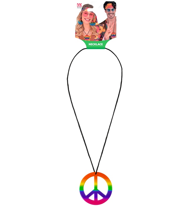 Colier Hippie Curcubeu