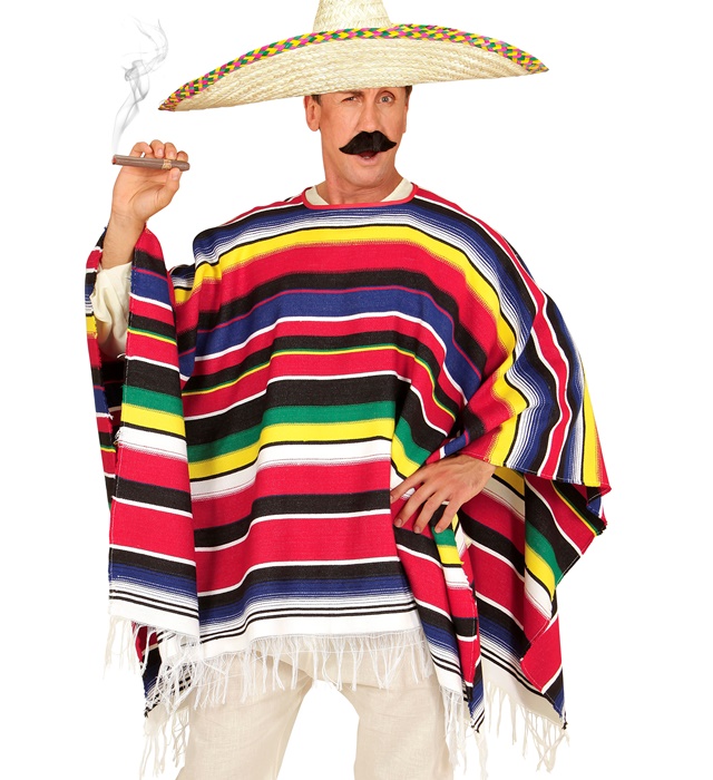Costum Mexican Poncho Autentic