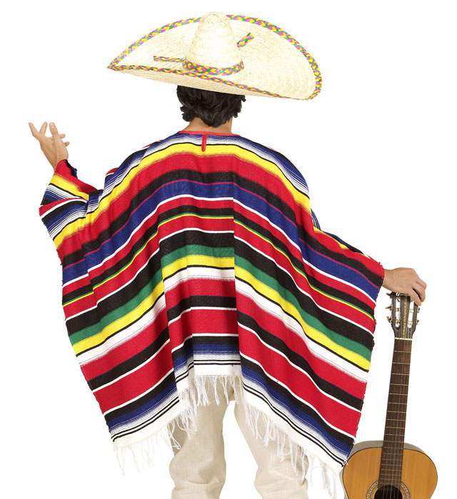 Costum Mexican Poncho Autentic
