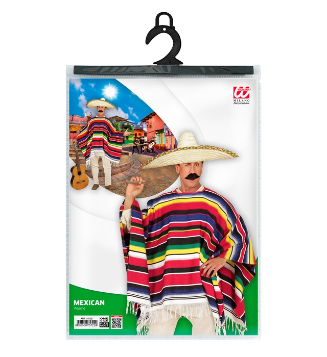 Costum Mexican Poncho Autentic