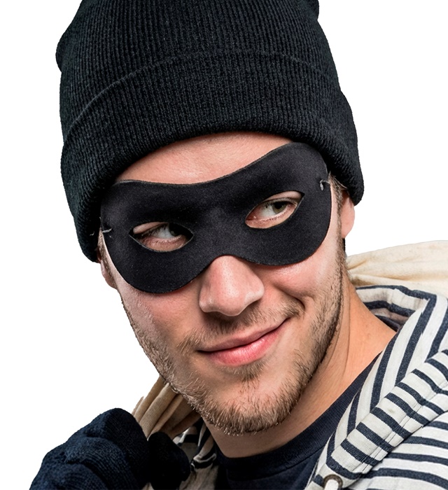 Mască Bandit Neagră