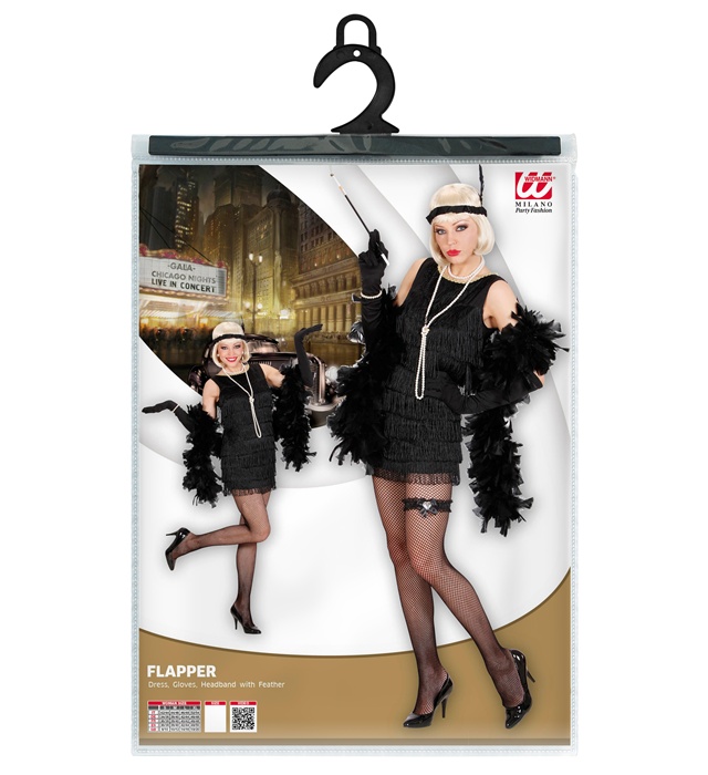 Costum Anii 20 Negru XL