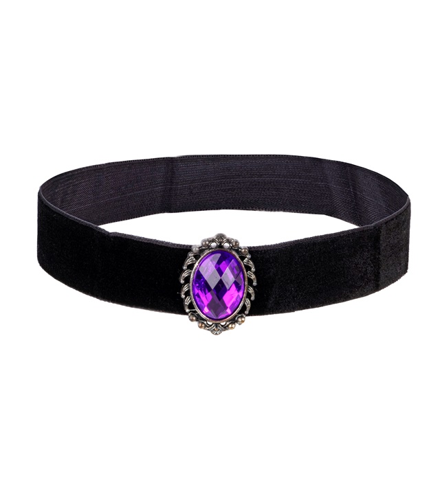 Colier Negru Bijuterie Mov