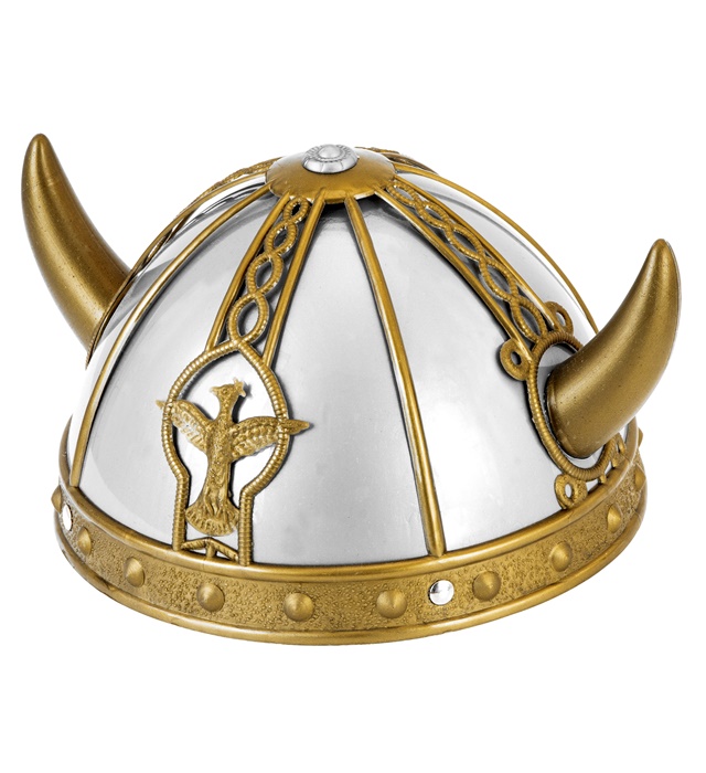 Casca Viking Copii Argintie