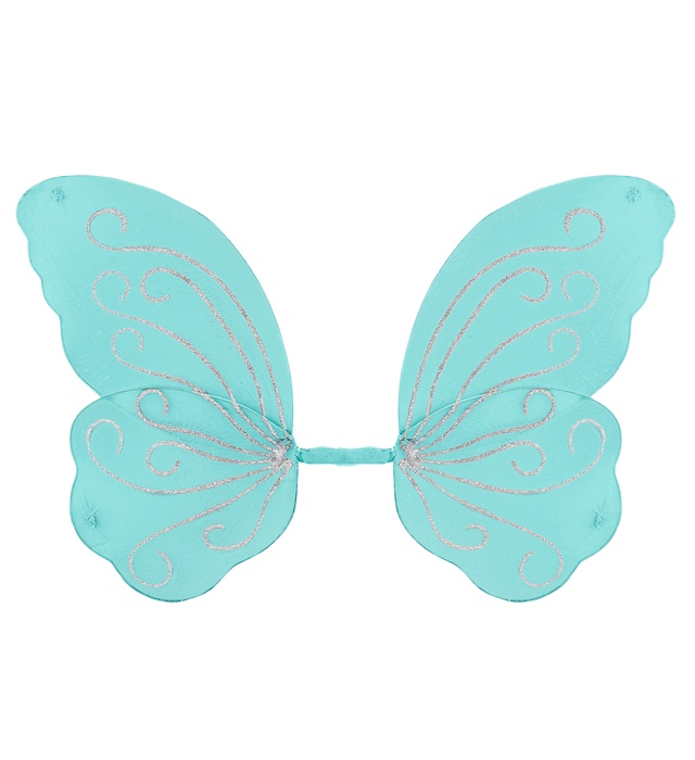 Aripi Fluture Albastre Glitter