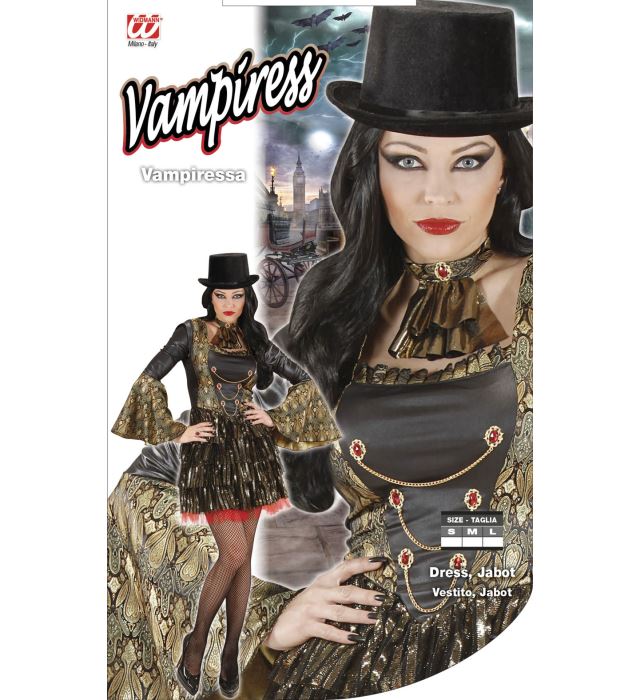 Costum Vampirita Gotica Sexy