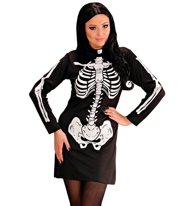 Costum Schelet Dama Halloween