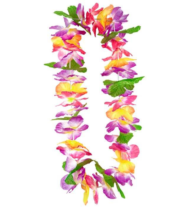 Ghirlanda Hawaii Multicolora Cu Frunze