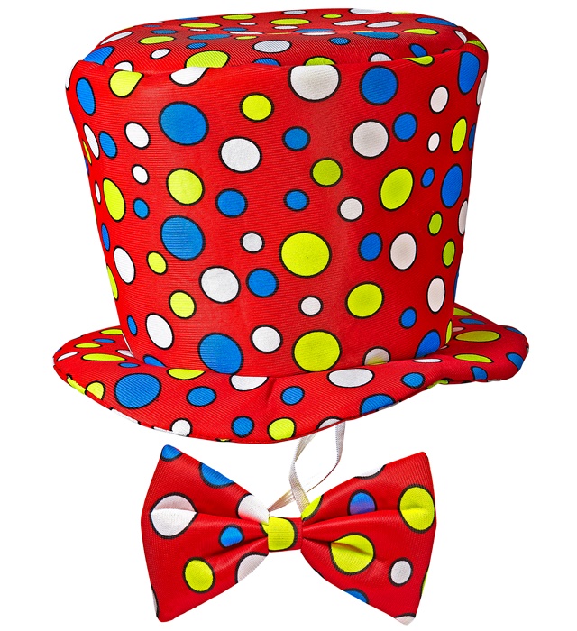 Set Clown Copii Rosu