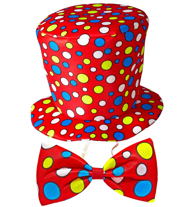 Set Clown Adult Roșu