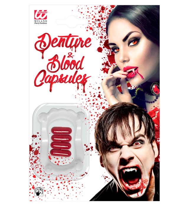 Machiaj Vampir Dantura si Capsule