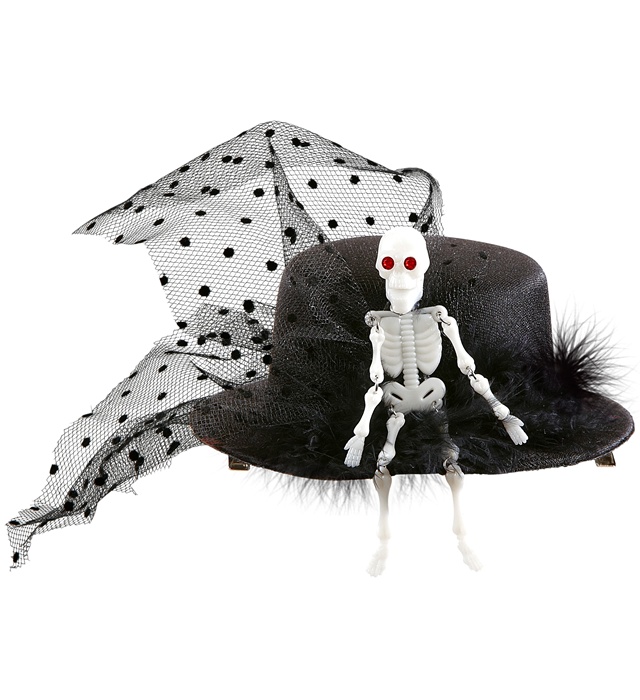 Palarie Mini Halloween Schelet