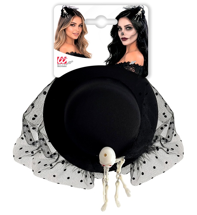 Palarie Mini Halloween Schelet