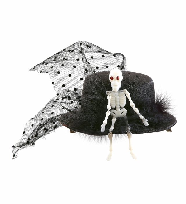 Palarie Mini Halloween Schelet