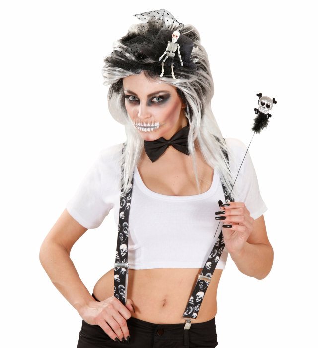 Palarie Mini Halloween Schelet