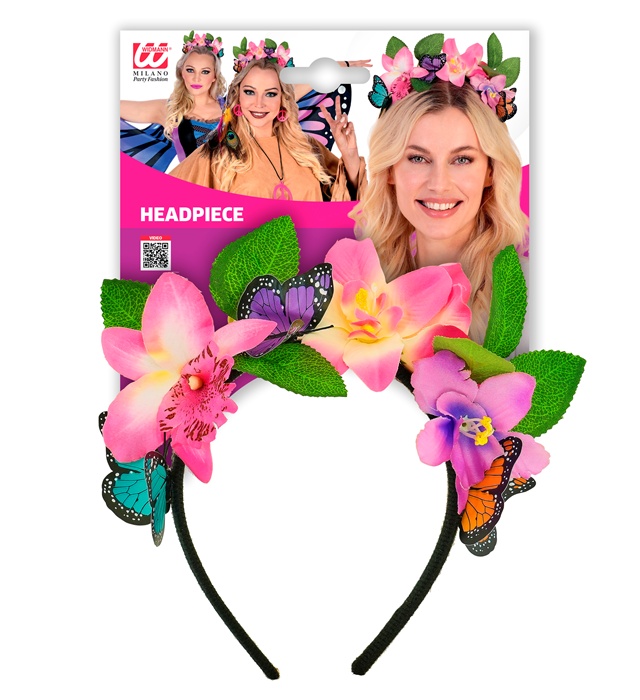 Coronita Cu Flori Si Fluturi