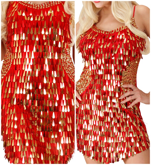 Rochie Diavolita Roșie Gold