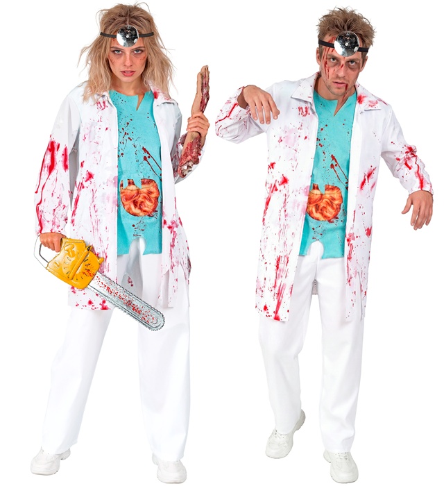 Costum Zombie Chirurg Insangerat