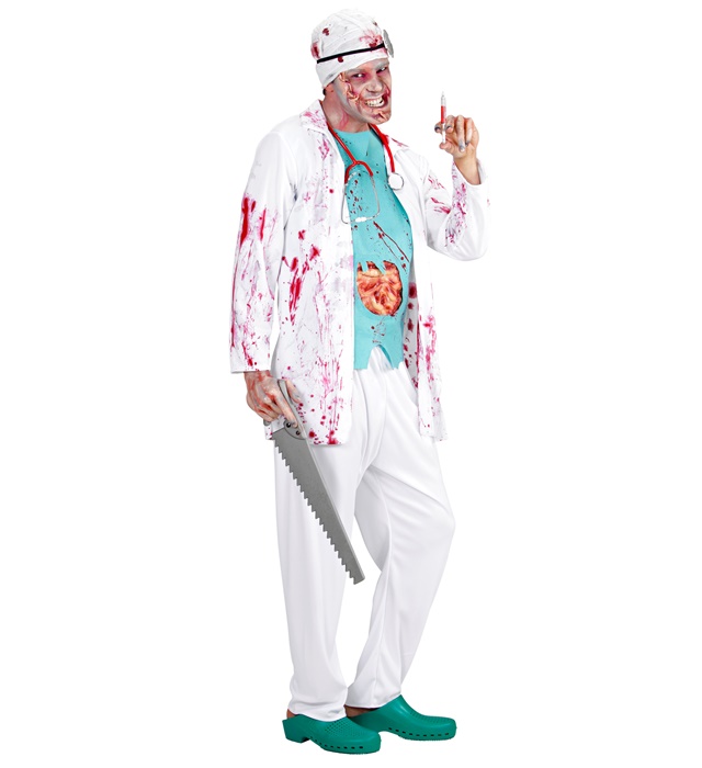 Costum Zombie Chirurg Insangerat