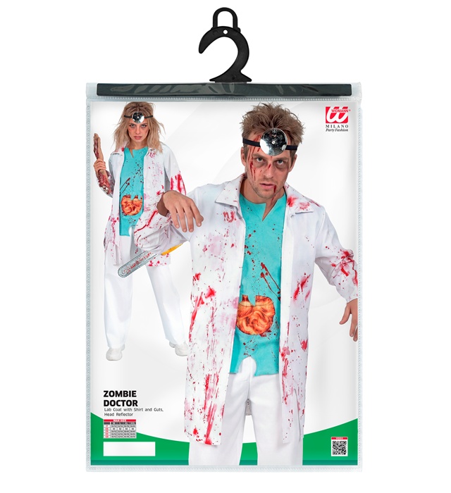 Costum Zombie Chirurg Insangerat