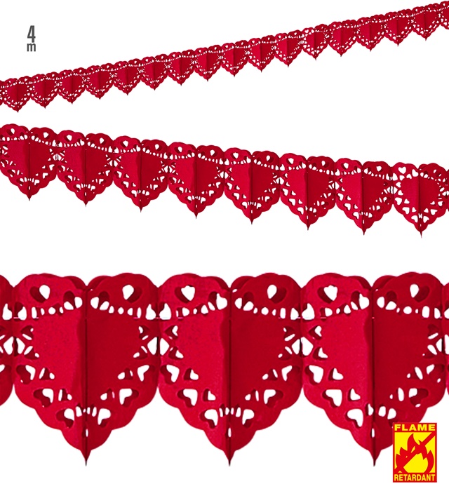 Ghirlanda Inimi Hartie 4 Metri