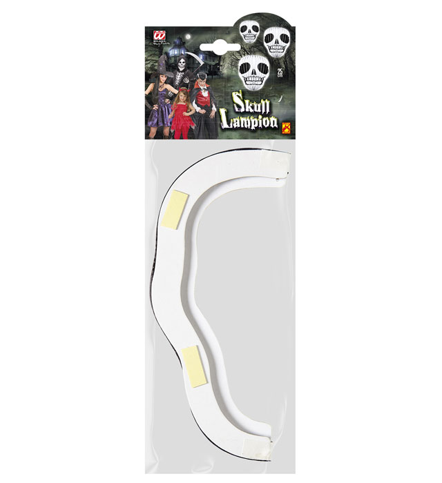 Decor Lampion Schelet Alb 25 cm
