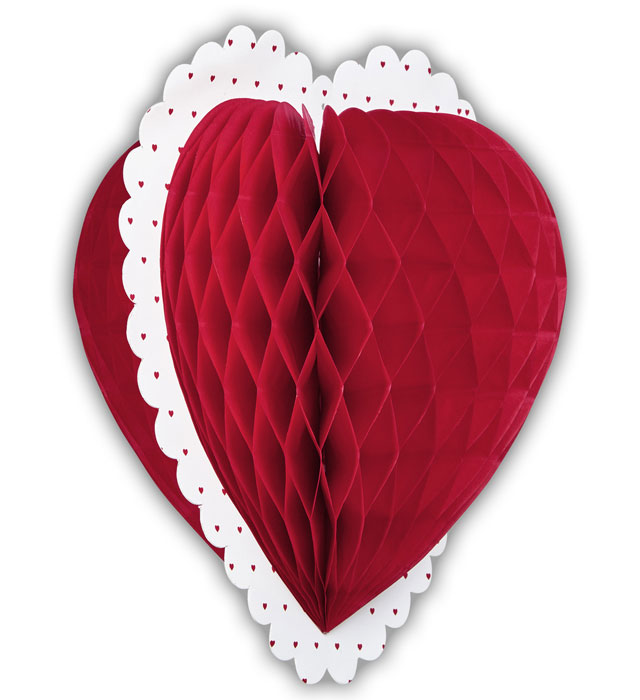Decor Hartie Inima 25 cm