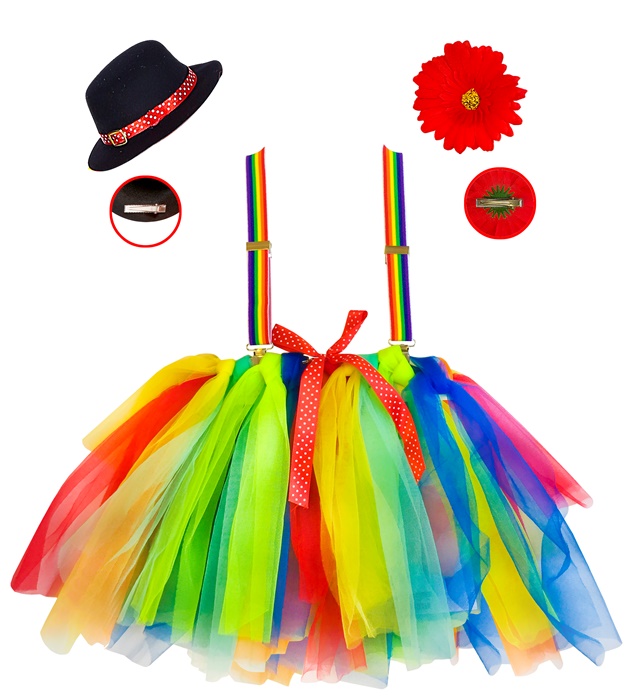 Costum Clown 4 Piese 4-5 Ani