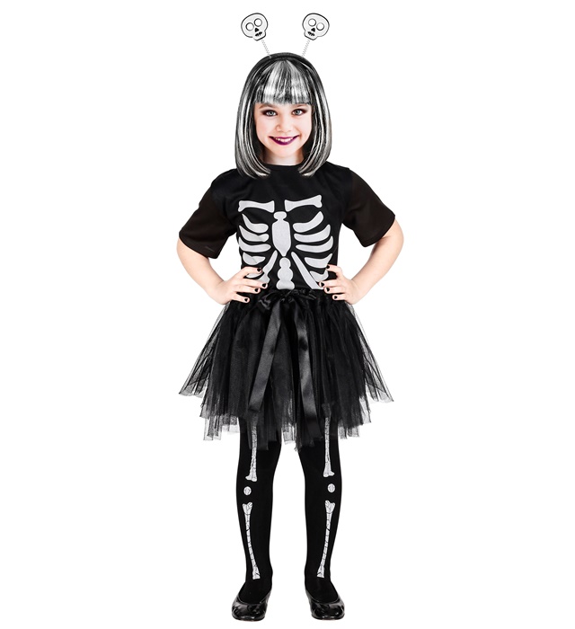 Costum Schelet Fetite 3 Piese