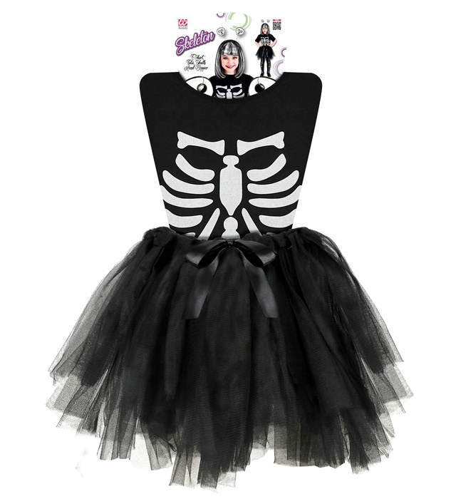 Costum Schelet Fetite 3 Piese