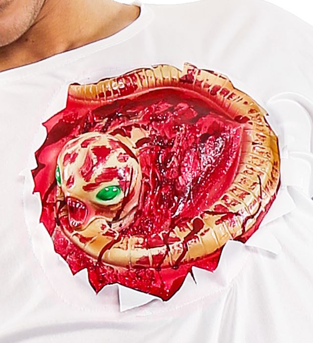 Costum Horror Tricou Extraterestru