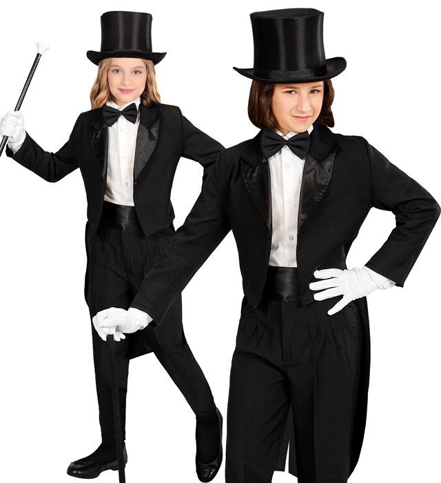 Costum Frac Negru Copii