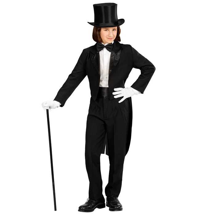 Costum Frac Negru Copii