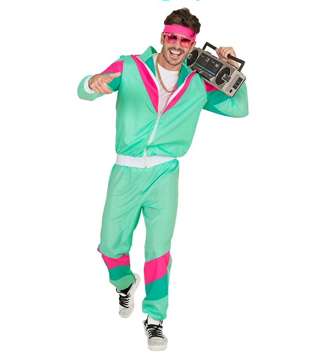 Costum Anii 80 Verde