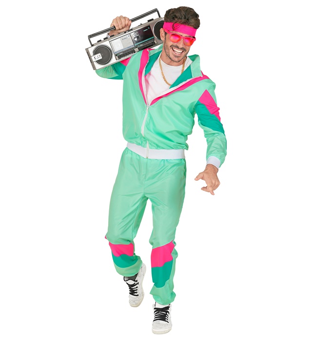 Costum Anii 80 Verde