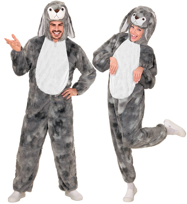 Costum Iepure Gri Adulti