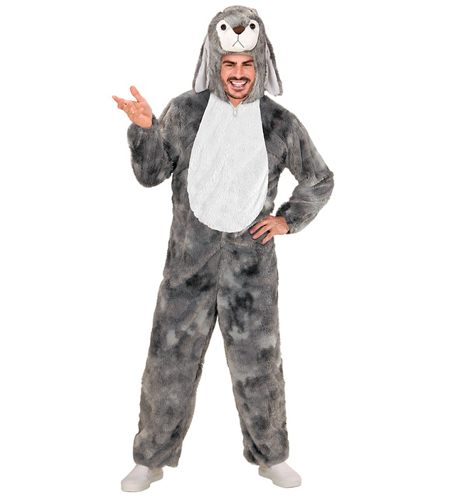 Costum Iepure Gri Adulti