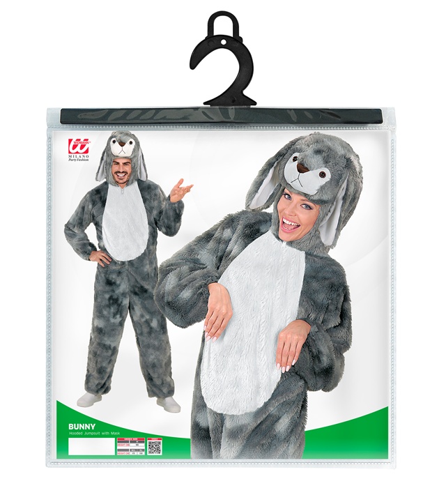Costum Iepure Gri Adulti