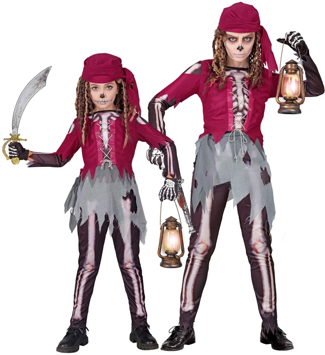 Costum Pirat Schelet Fete