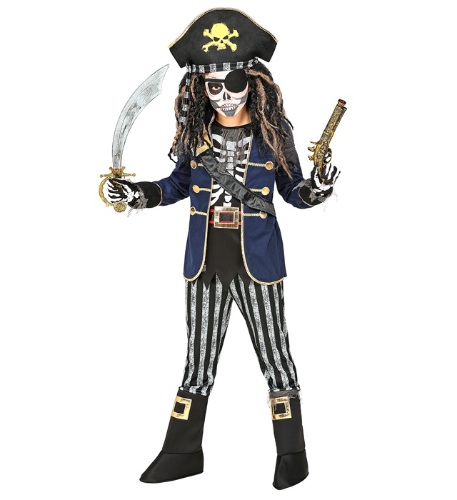 Costum Capitan Pirat Schelet Copii