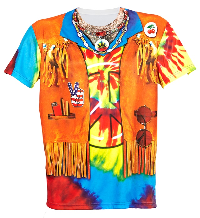 Costum Hippie Tricou Imprimeu 3D