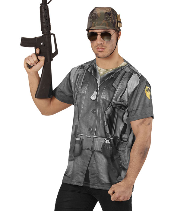 Costum Soldat Tricou Imprimeu 3D