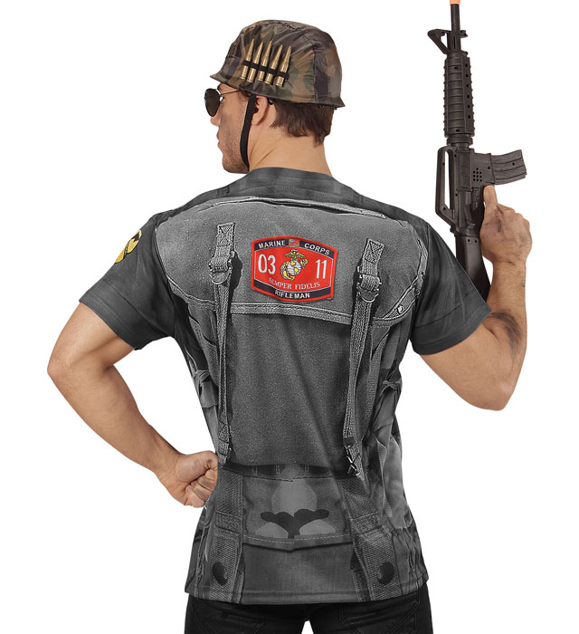 Costum Soldat Tricou Imprimeu 3D
